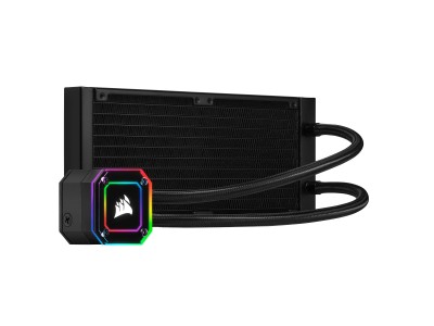 Corsair iCUE H100i ELITE CAPELLIX, 2x120mm, LGA1200/115x/2011/2066, AM2/AM3/AM4/TR4, aRGB - Svart#2