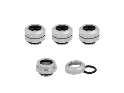 Corsair Hydro X Fitting Hardline XF Hardline Fittings 4-Pack - Chrome