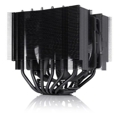 Noctua NH-D15S Chromax Black, Intel 1150/1155/1156/2011/2011-3, AM2/AM3/FM1/FM2, 140mm fläkt, 19~24 dBA