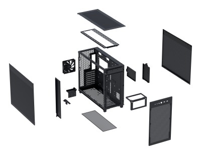 Asus PRIME AP303 Mesh Panel, ATX - Svart#9