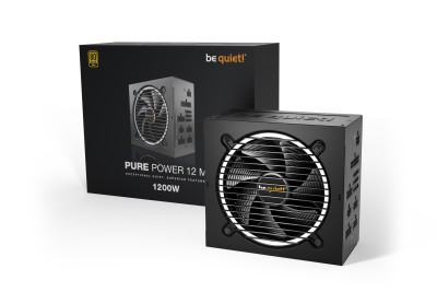 be quiet! Pure Power 12 M 1200W, ATX 3.1, 120 mm fläkt, 80PLUS Gold, löstagbara kablar#2