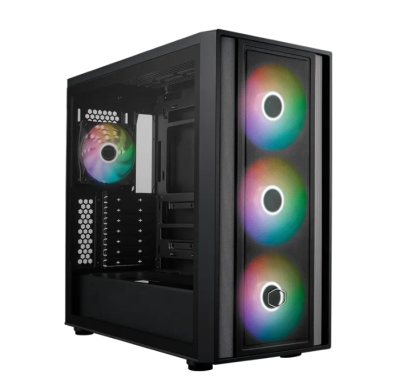 Cooler Master MasterBox 600, ARGB, ATX - Svart