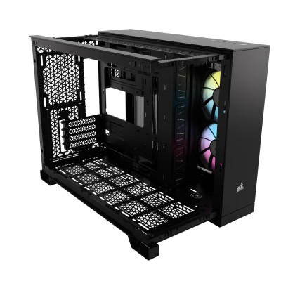 Corsair iCUE LINK 2500X RGB Dual Chamber PC Casee, MicroATX, TG - Svart#2