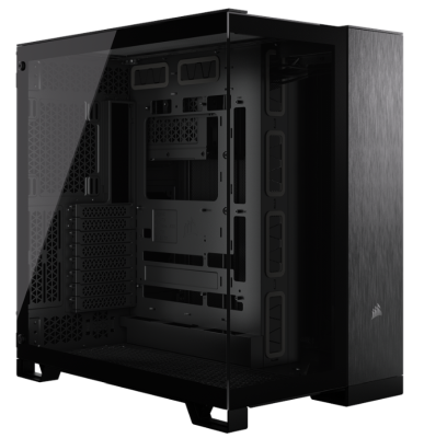 Corsair 6500X Mid-Tower Dual Chamber PC Case, ATX - Svart/Alu