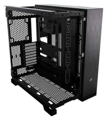 Corsair 6500X Mid-Tower Dual Chamber PC Case, ATX - Svart/Alu#4