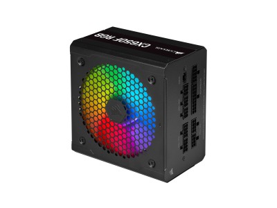 Corsair CX650F RGB 650W, ATX v2.92, 120 mm fläkt, 80PLUS Bronze, löstagbara kablar#3