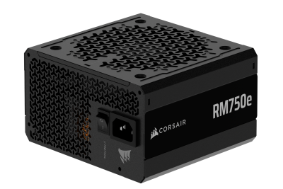 Corsair RM750e (2025) 750W, PCIe 5.1, ATX 3.1, 120 mm fläkt, 80PLUS Gold, semipassivt, löstagbara kablar - Svart#5