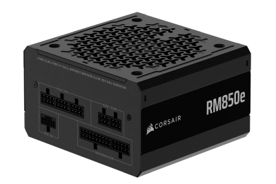 Corsair RM850e (2025) 850W, PCIe 5.1, ATX 3.1, 120 mm fläkt, 80PLUS Gold, semipassivt, löstagbara kablar - Svart#2