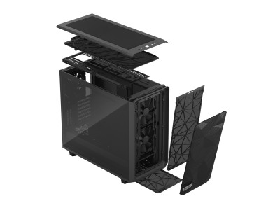 Fractal Design Meshify 2, ATX, Ljus TG, 3x140mm fläktar - Grå#9