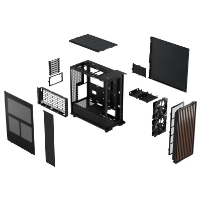 Fractal Design North Charcoal Black, ATX - Kolsvart#4