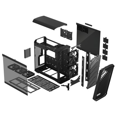 Fractal Design Torrent, ATX, TG - Svart#8