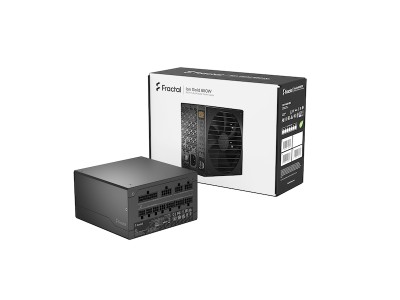 Fractal Design ION 850W, ATX, 120 mm fläkt, löstagbara kablar, 80PLUS Gold#6