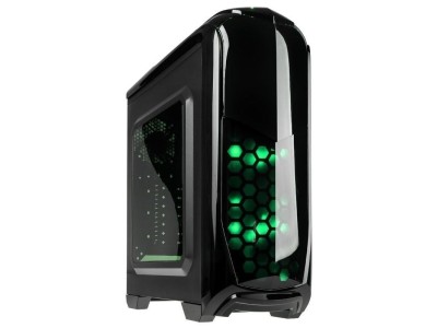 Kolink Aviator, ATX, Grön led - Svart
