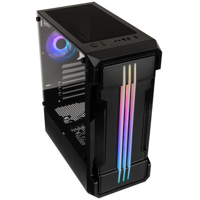 Kolink Inspire Series K10 ARGB Midi Tower, fönstersida - Svart#2