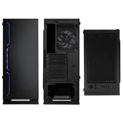 Kolink Inspire Series K11 ARGB Midi Tower, ATX, fönstersida - Svart#3
