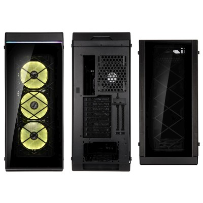 Lian Li Alpha 550X, ATX, RGB, Tempered Glass - Svart#3