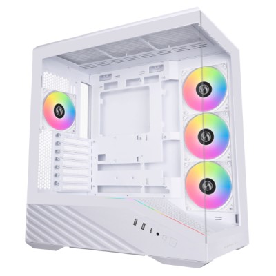 Lian Li Vector V100, ATX, TG, 4x120mm RGB PWM fläktar - Vit#1