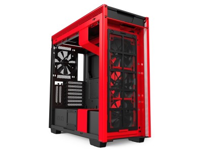 NZXT H710i Smart, ATX, TG, RGB - Svart/Röd#3