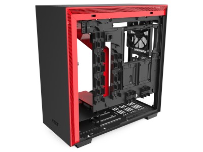 NZXT H710i Smart, ATX, TG, RGB - Svart/Röd#9