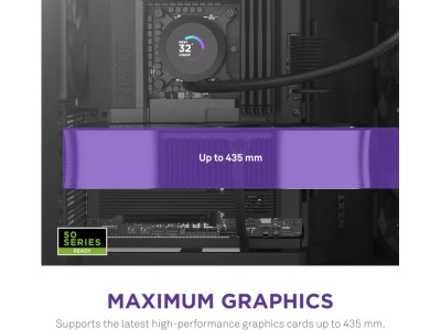 NZXT H9 Flow 2025, Tempered Glass, ATX - Svart#5
