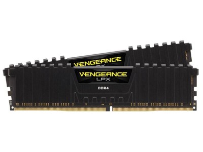 16 GB (2x8GB) DDR4-2666 Corsair Vengeance LPX Black CL16