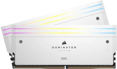 32 GB (2x16GB) DDR5-6000 Corsair Dominator Titanium RGB CL30, EXPO/XMP - Vit