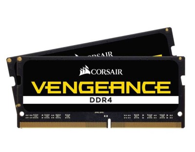 32 GB (2x16GB) DDR4-2400 SODIMM Corsair Vengeance, 2x260, 1.2V - Svart