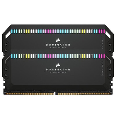 32 GB (2x16GB) DDR5-5200 Corsair Dominator Platinum RGB CL40 - Svart