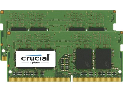 16 GB (2x8GB) DDR4-2400 SODIMM Crucial, CL17
