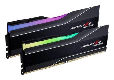 32 GB (2x16GB) DDR5-7200 G.Skill Trident Z5 Neo RGB Black CL34, AMD EXPO - Svart