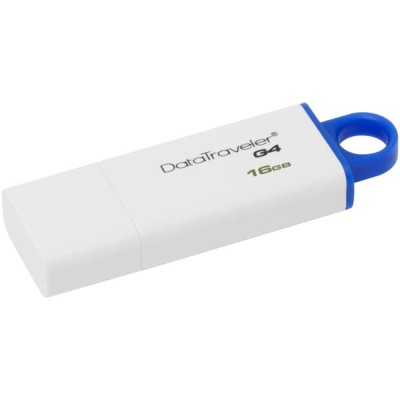 16 GB Kingston DataTraveler G4, USB 3.0 - Vit/Blå