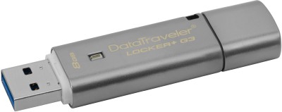 8 GB Kingston DataTraveler Locker+ G3, USB 3.0, w/Hardware Encryption, USBtoCloud#1
