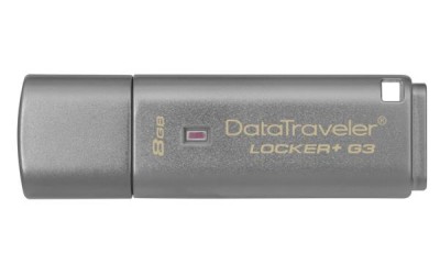8 GB Kingston DataTraveler Locker+ G3, USB 3.0, w/Hardware Encryption, USBtoCloud#2