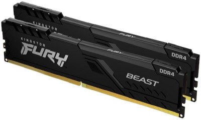 16 GB (2x8GB) DDR4-3200 Kingston FURY Beast CL18 - Svart