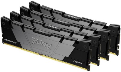 128 GB (4x32GB) DDR4-3600 Kingston FURY Renegade CL18 - Svart