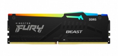 16 GB (2x8GB) DDR5-5600 Kingston FURY Beast Black RGB CL40, XMP - Svart#2