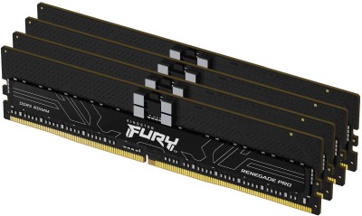 128 GB (4x32GB) DDR5-5600 Kingston FURY Renegade Pro CL28 ECC REG, AMD EXPO