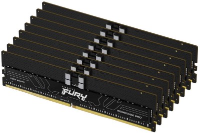 128 GB (8x16GB) DDR5-6400 Kingston FURY Renegade Pro CL32 ECC REG, AMD EXPO