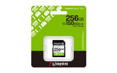 Secure Digital SDXC 256 GB Kingston Canvas Select Plus Gen3, 150 MB/sek läs, Class 10, A1, UHS-I U1#3