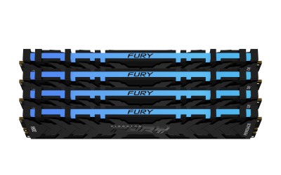 128 GB (4x32GB) DDR4-3600 Kingston FURY Renegade RGB CL18 - Svart#2