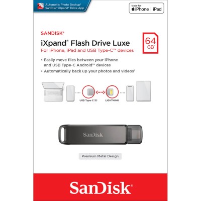 64 GB Sandisk iXpand Luxe USB-C / Apple Lightning#2