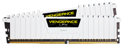 16 GB (2x8GB) DDR4-3200 Corsair Vengeance LPX White, CL16
