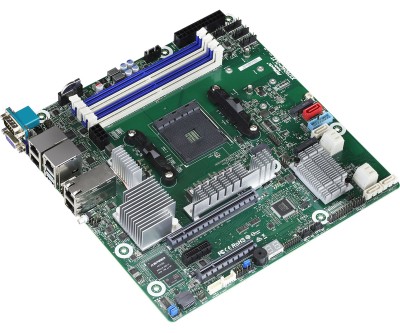 ASRock Rack X570D4U-2L2T, AMD Socket AM4, X570, MicroATX, 4xDDR4, PCI Express, 2xM.2 + SATA3 RAID, VGA, USB 3.2 Gen2, 2x10Gbe+2xGigaLAN#2