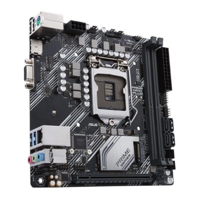 Asus PRIME H410I-PLUS, Intel LGA1200, H410, PCI Express, Mini-ITX, 2xDDR4, 1xM.2 + SATA3, VGA/HDMI, 7.1 audio, GigaLAN#3