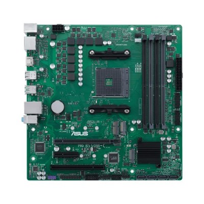 Asus PRO B550M-C/CSM, AMD Socket AM4, B550, MicroATX, 4xDDR4, PCI Express, 2xM.2 + SATA3 RAID, HDMI/2xDP, 7.1-ljud, USB-C, GigaLAN#2