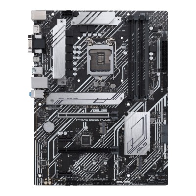 Asus Prime B560-PLUS, Intel LGA1200, B560, 2xPCI Express, ATX, 4xDDR4, 2xM.2 + SATA3, VGA/HDMI/DP, USB-C, 7.1 audio, GigaLAN, Aura Sync RGB