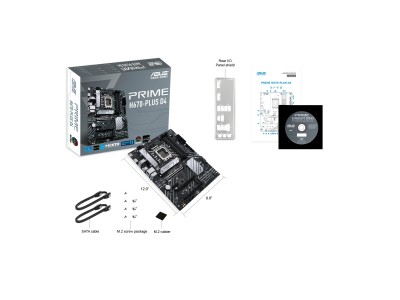 Asus PRIME H670-PLUS D4, Intel LGA1700, 2xPCI Express, ATX, 4xDDR4, 2xM.2 + SATA3 RAID, HDMI/DP, USB-C, 2.5Gbe LAN, Aura Sync RGB#4