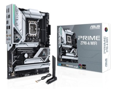 Asus PRIME Z790-A WIFI, Intel LGA1700, ATX, 2xPCI Express, 4xDDR5, 4xM.2 + SATA3 RAID, HDMI/DP, USB-C, 2.5Gbe LAN, WiFi 6E, Bluetooth 5.3, Aura Sync RGB
