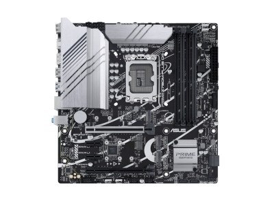 Asus PRIME Z790M-PLUS D4, Intel LGA1700, MicroATX, 2xPCI Express, 4xDDR4, 3xM.2 + SATA3 RAID, HDMI/DP, USB-C, GigaLAN, Aura Sync RGB