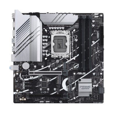 Asus PRIME Z790M-PLUS, Intel LGA1700, MicroATX, 2xPCI Express, 4xDDR5, 3xM.2 + SATA3 RAID, HDMI/DP, USB-C, GigaLAN, Aura Sync RGB